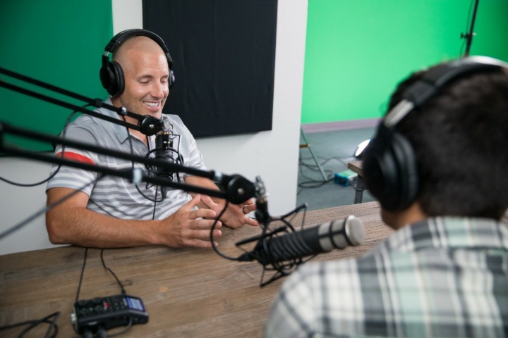 Podcasting and recording studio at align.Space in West Chester