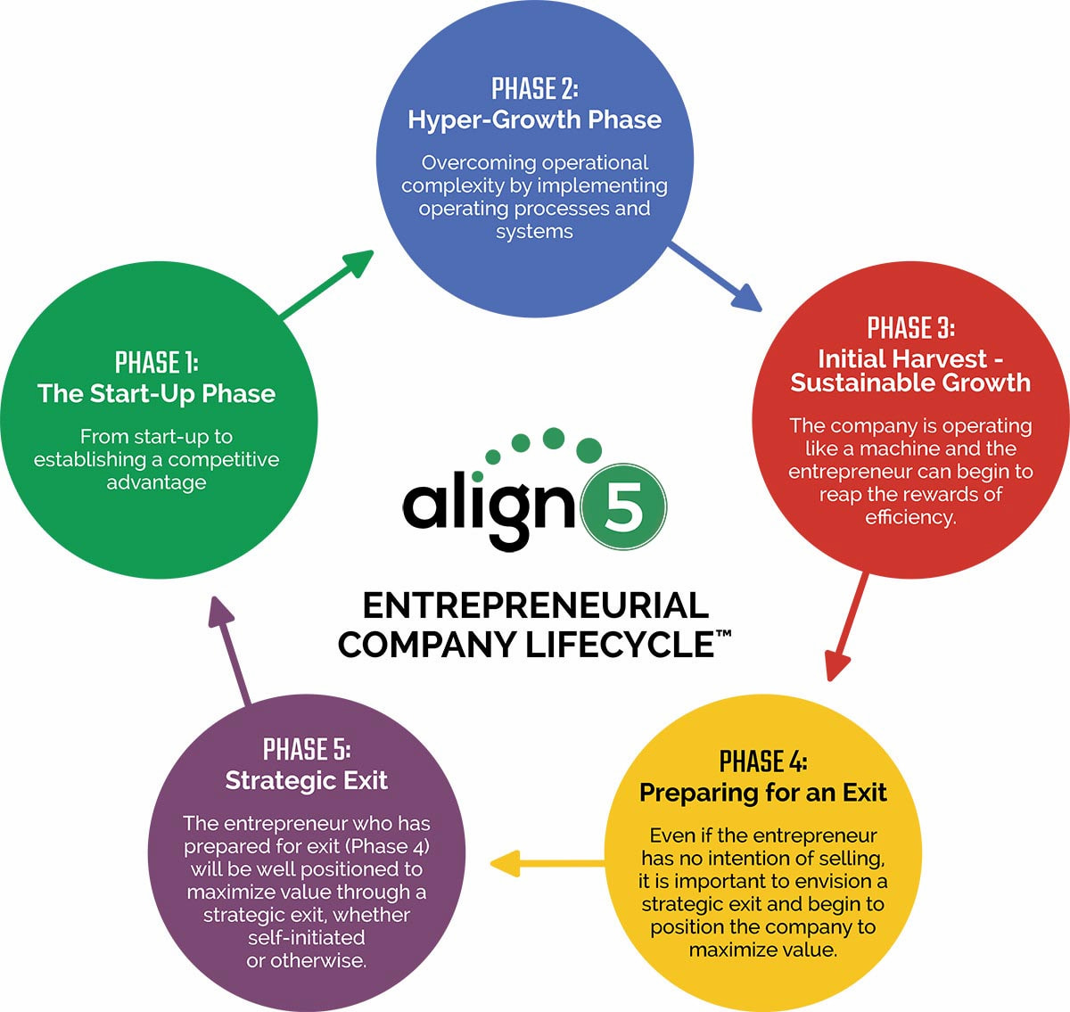 the entrepreneurial life-cycle -- align5