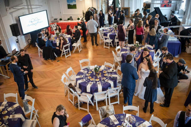 wedding reception photo at align.Space in Downtown West Chester PA